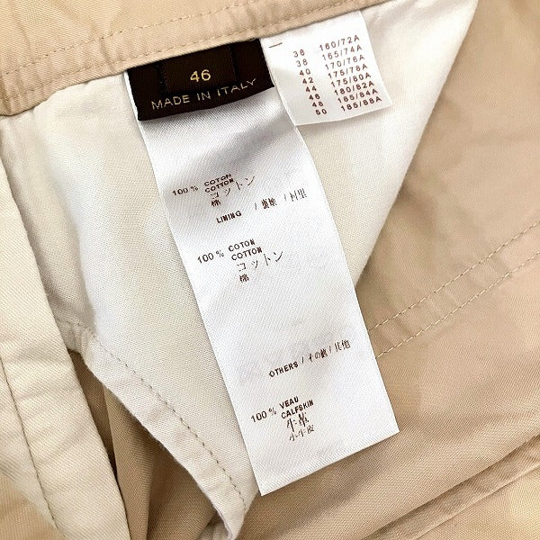 Louis Vuitton Beige Half Pants 46 Men in Good Condition