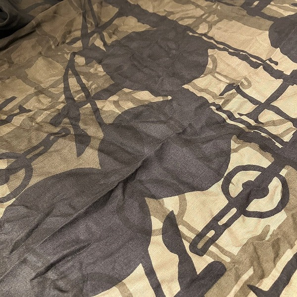 Hermes Crazy Printer Scarf in Good Condition