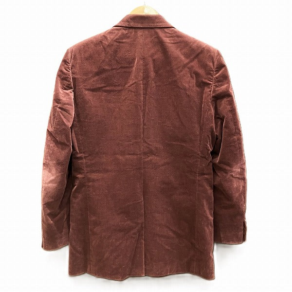 Hermes Bordeaux Corduroy Jacket 48 in Good Condition