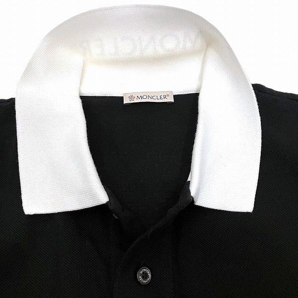 Moncler Black Polo Shirt E10918309899 in Good Condition