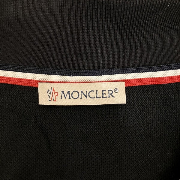 Moncler Navy Polo Shirt Men in Good Condition