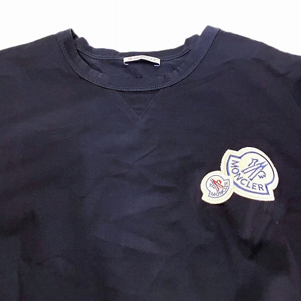 Moncler Navy T-Shirt E20918032500 in Good Condition