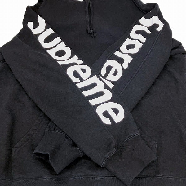 Supreme Black M Hoodie Sweatshirt in Good Condition