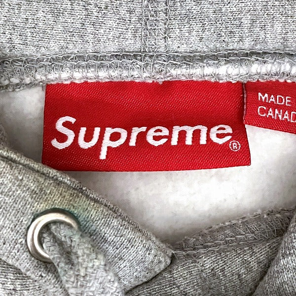 Supreme Box Logo Hoodie Grey M in Good Condition