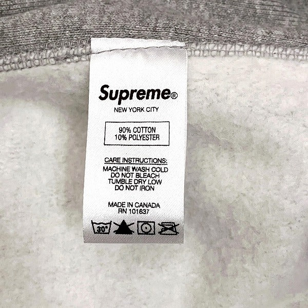 Supreme Box Logo Hoodie Grey M in Good Condition