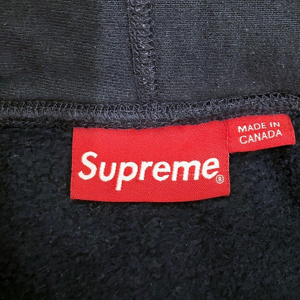 Supreme Navy Box Logo Hoodie Men in Fair Condition