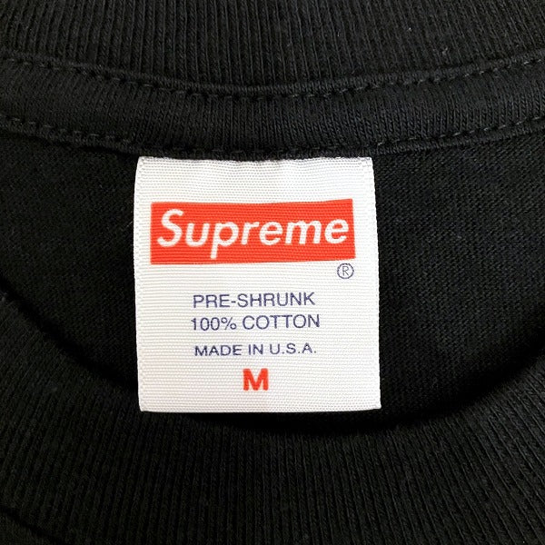 Supreme Black M T-Shirt Apparel in Good Condition