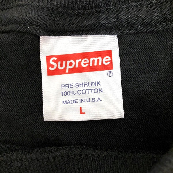 Supreme Black L T-Shirt Men in Good Condition