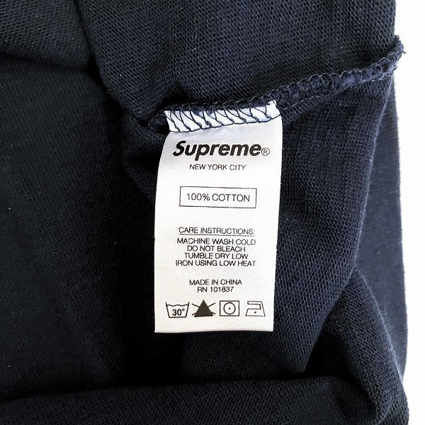 Supreme Navy S T-Shirt Men in Good Condition