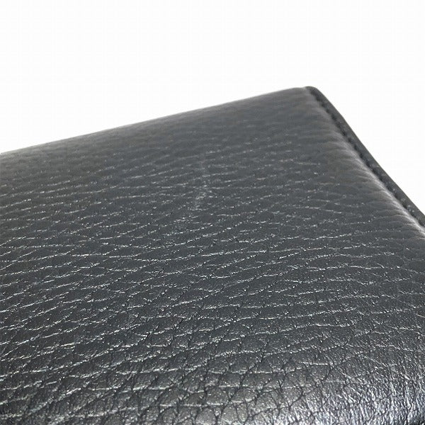 Gucci Leather Interlocking G Long Wallet in Good Condition