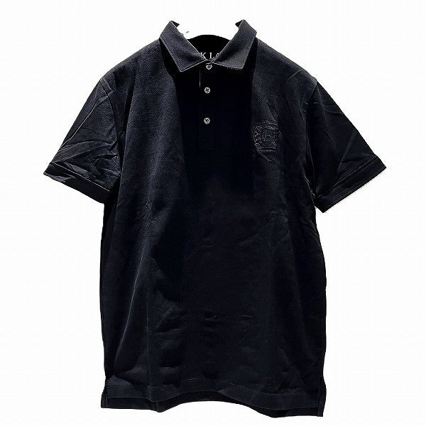 Burberry Shadow Check Crestbridge Emblem Polo Shirt