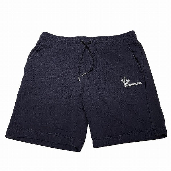 Moncler Navy Sweat Shorts Men