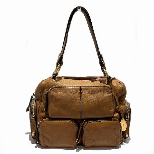 Tod's Leather Multi-Pocket Mini Boston Bag