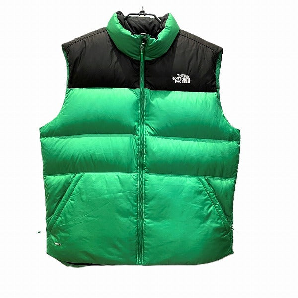 The North Face Nuptse Down Vest Green Black L