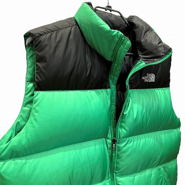 The North Face Nuptse Down Vest Green Black L