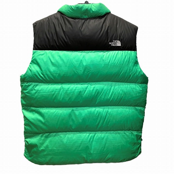 The North Face Nuptse Down Vest Green Black L