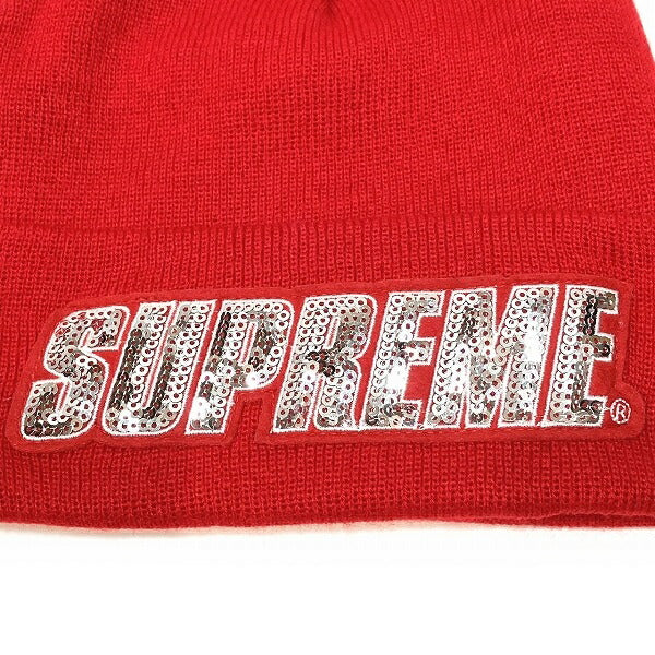 Supreme Sequin Knit Cap Unisex