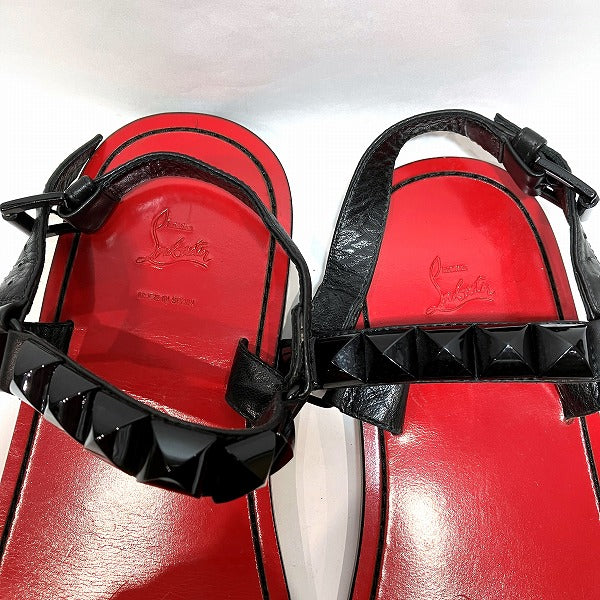 Christian Louboutin Studded Red Sandals Shoes