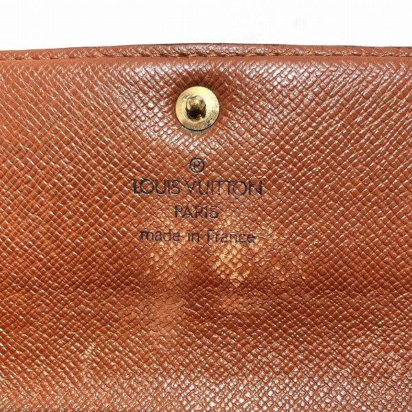 Louis Vuitton Monogram Sarah Long Wallet M61725