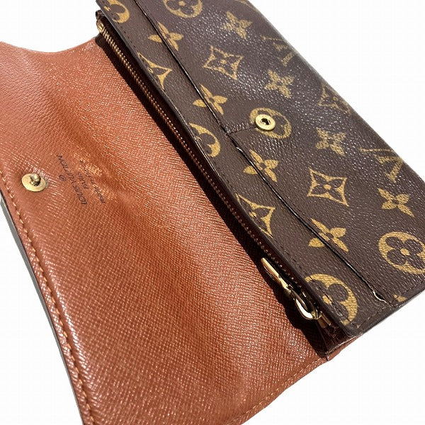 Louis Vuitton Monogram Sarah Long Wallet M61725