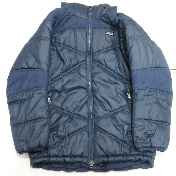 Patagonia Navy Down Jacket Polyester Apparel in Fair Condition