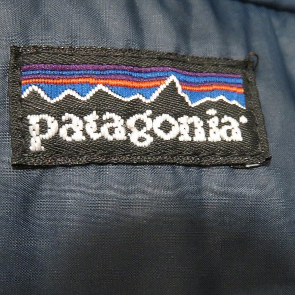 Patagonia Navy Down Jacket Polyester Apparel in Fair Condition