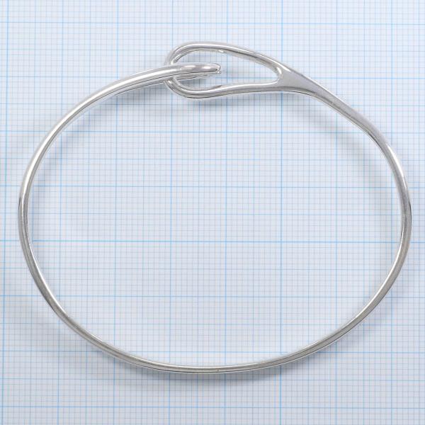 Tiffany & Co Double Loop Silver Bangle in Pristine Condition