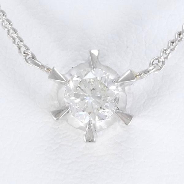 PT850 Platinum Diamond Necklace 0.39ct SI2 in Excellent Condition