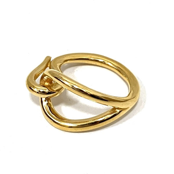 Hermes Jumbo Scarf Ring Gold