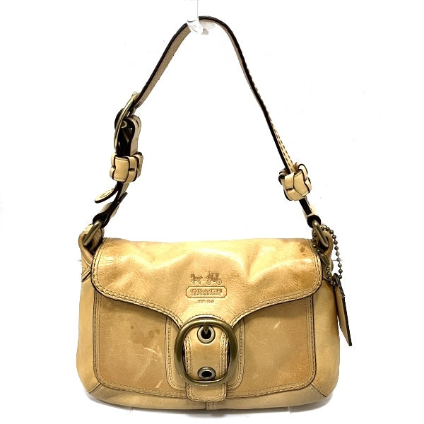 Coach Leather Flap Hobo Bag J0769