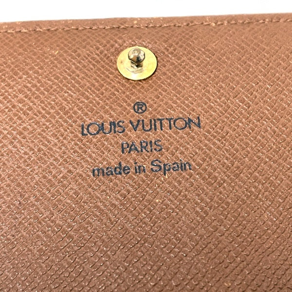 Louis Vuitton Monogram Portefeuille Tresor Wallet M61736 in Fair Condition