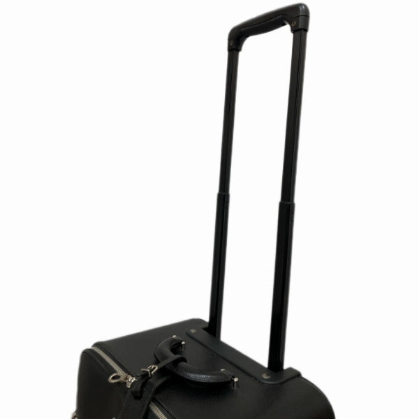 Bally Black Leather Suitcase Bag