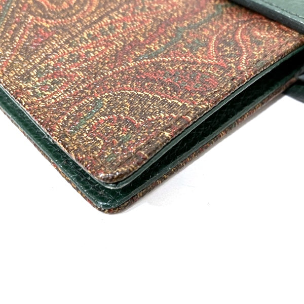 Etro Leather Paisley Notebook Cover in Good Condition