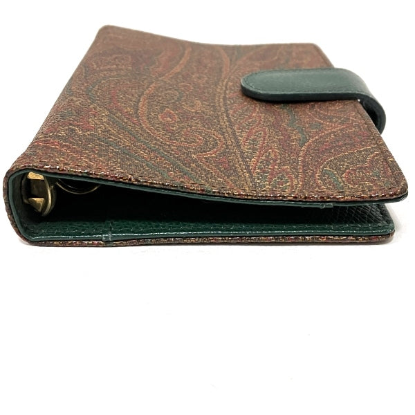 Etro Leather Paisley Notebook Cover in Good Condition