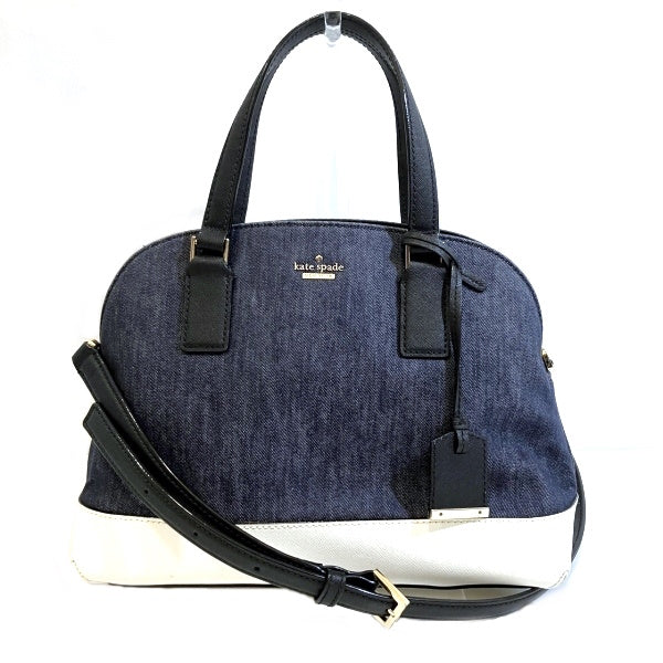 Kate Spade 2WAY Denim Leather Handbag