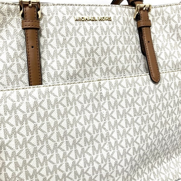 Michael Kors MK Pattern Leather Tote Bag