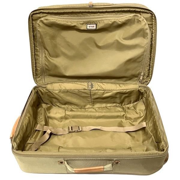 Hartmann Khaki Nylon Leather Carry Case