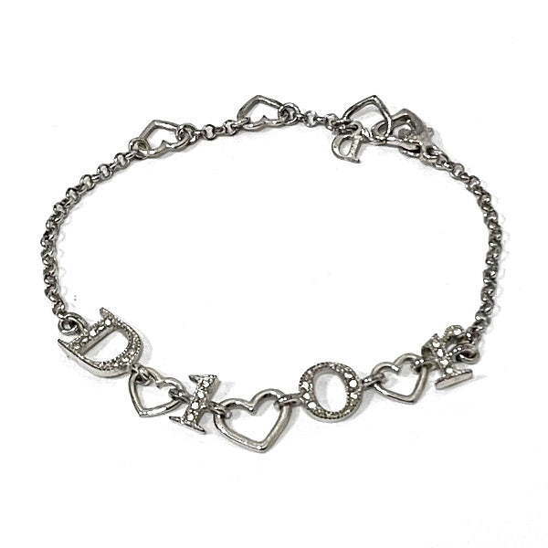 Dior Heart Bracelet Logo Crystal