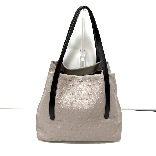 Jimmy Choo Star Embossed Leather Tote Bag