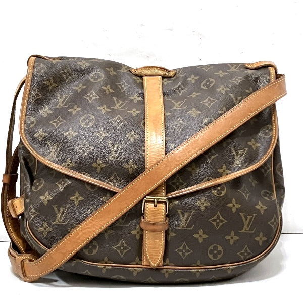 Louis Vuitton Monogram Saumur 35 Shoulder Bag M42254 in Fair Condition