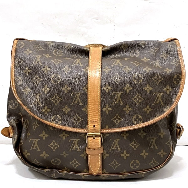 Louis Vuitton Monogram Saumur 35 Shoulder Bag M42254 in Fair Condition