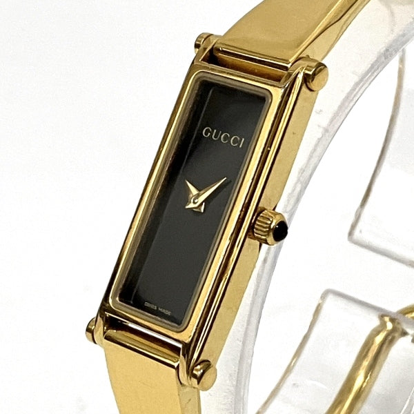 Gucci 1500L Stainless Steel Quartz Bangle Watch in Good Condition