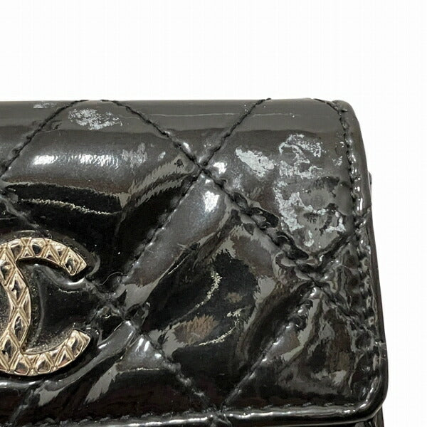 Chanel Patent Leather Bifold Wallet A48694