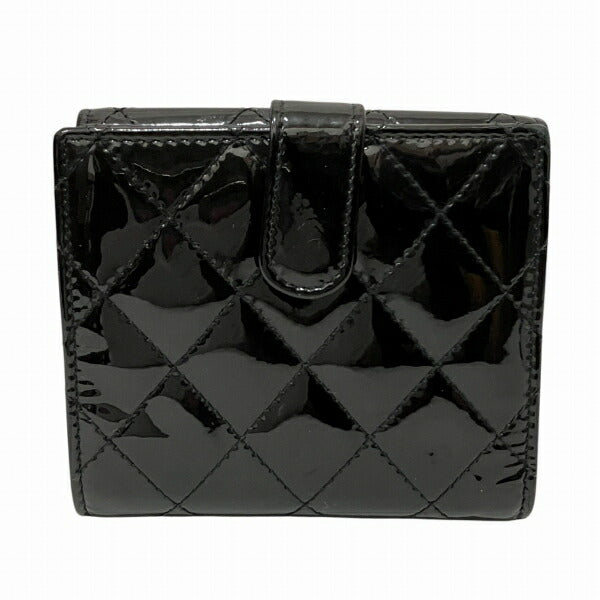 Chanel Patent Leather Bifold Wallet A48694