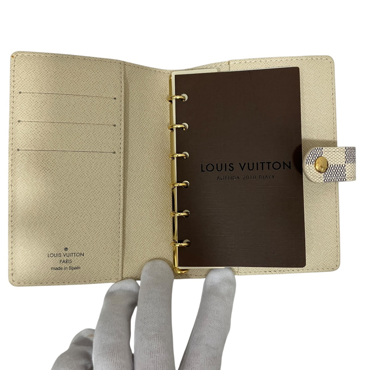 ト*ー様 LOUIS VUITTON Agenda PM Diary 2017 Louis Vuitton Agenda PM Damier Azur Notebook – LuxUness
