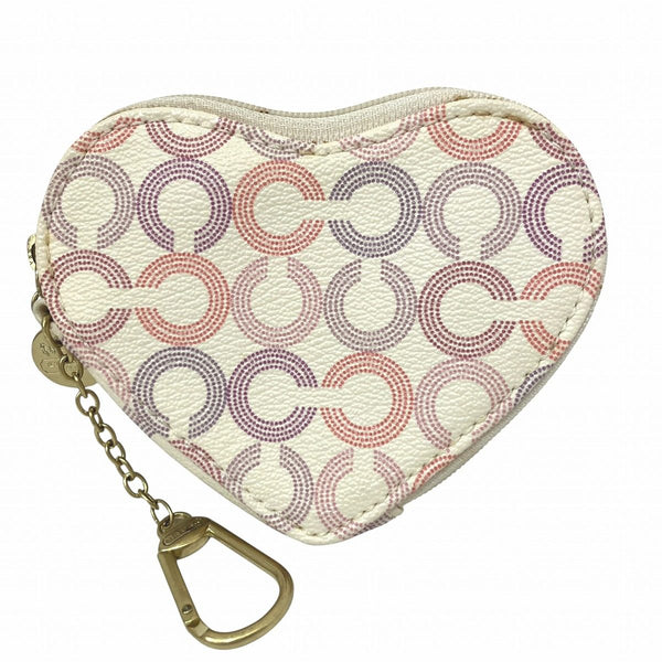 COACH Op Art PVC Coin Case