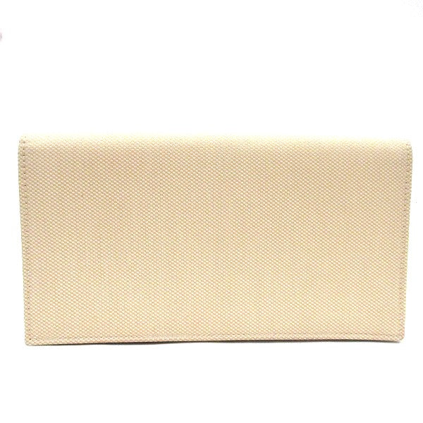 Bvlgari Canvas Beige Long Wallet