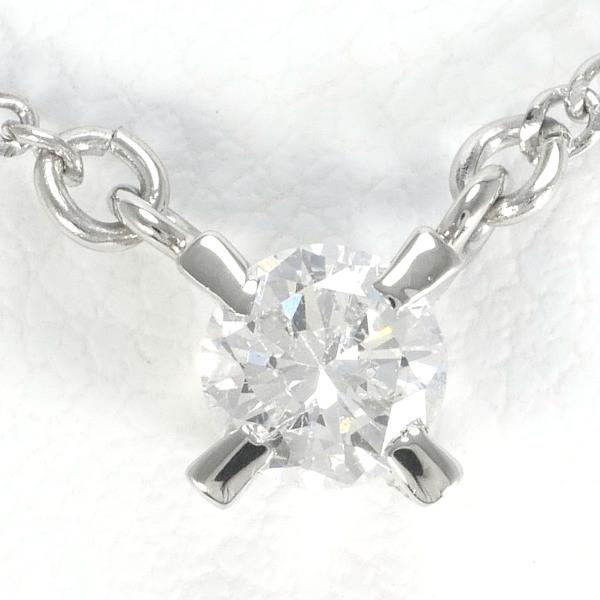 Platinum Diamond Necklace PT1000 0.25ct in Excellent Condition