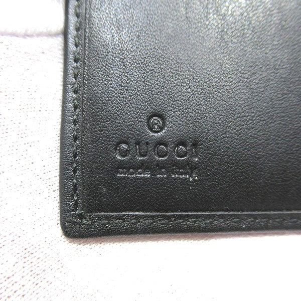 Gucci Leather Wallet Black 28995