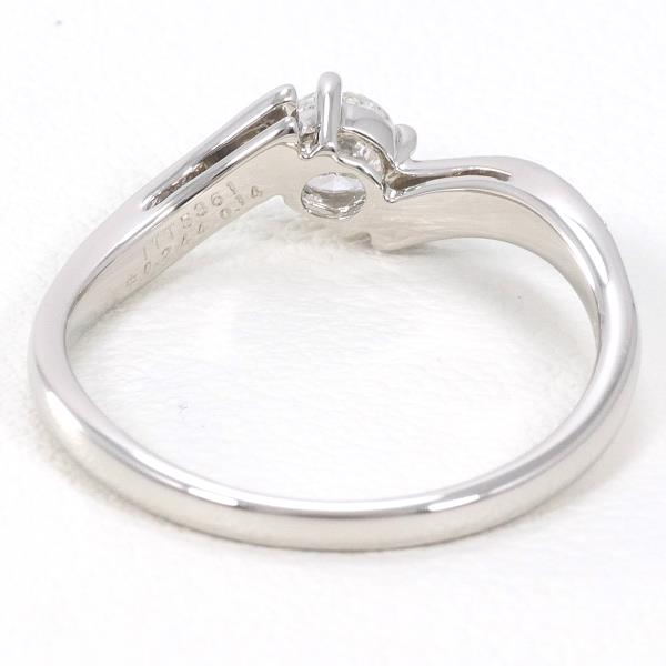 PT900 Platinum Diamond Ring 10号 VVS2 0.244ct